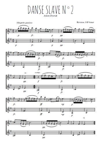 Anton Dvorak - Danse slave N°2